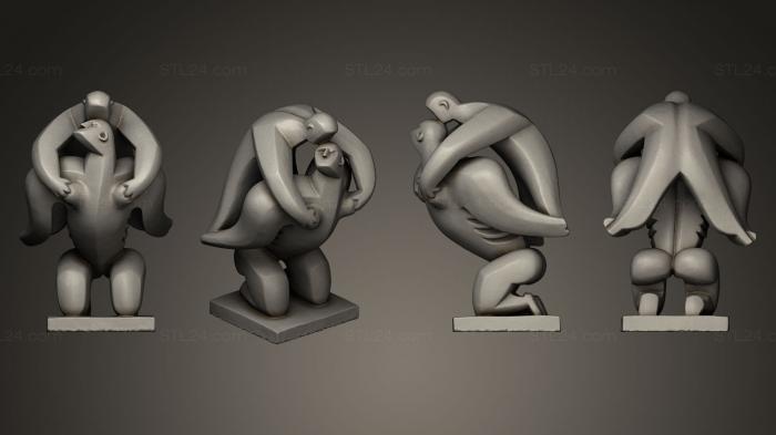 Miscellaneous figurines and statues (Mother And Child, STKR_0313) 3D models for cnc